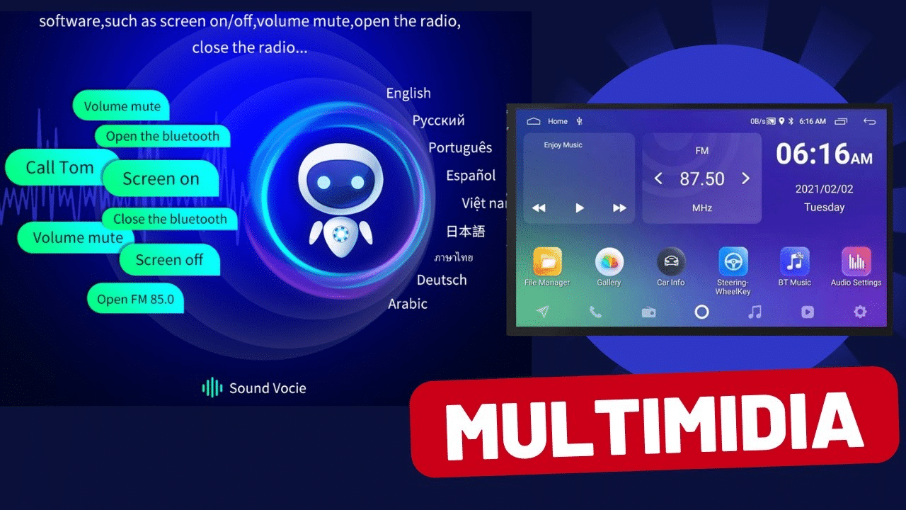 Aktîvkirina yekcar a Toppal AI Voice Assistant ji bo pergala multimedya ya otombîlê